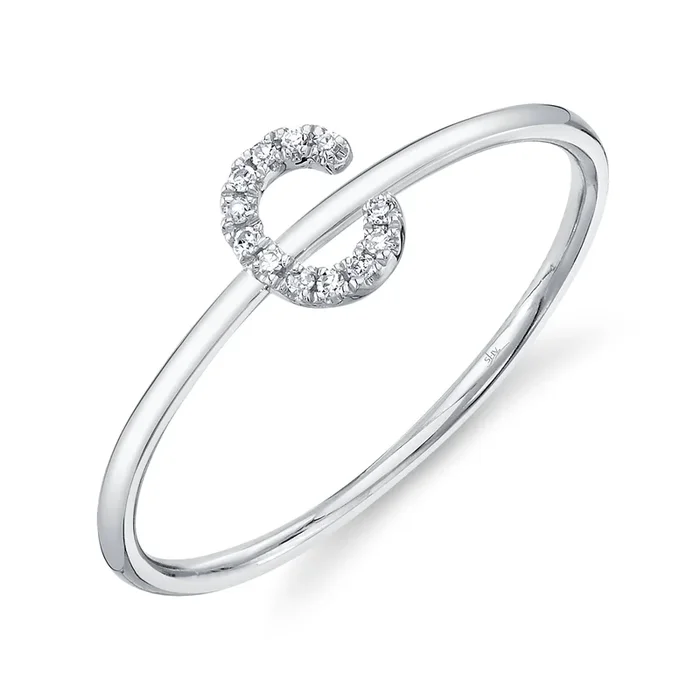 0.04CT DIAMOND RING – INITIAL C