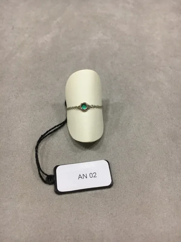 0,20ct Colombian Emerald 18k Solid Gold Ring Colombian Emeralds Colombian