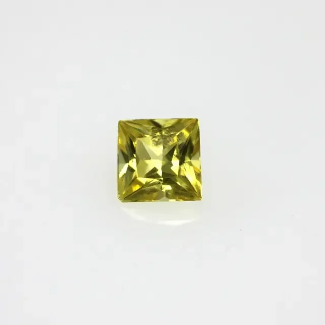 0.20cts Natural Australian Yellow Sapphire Princess Cut