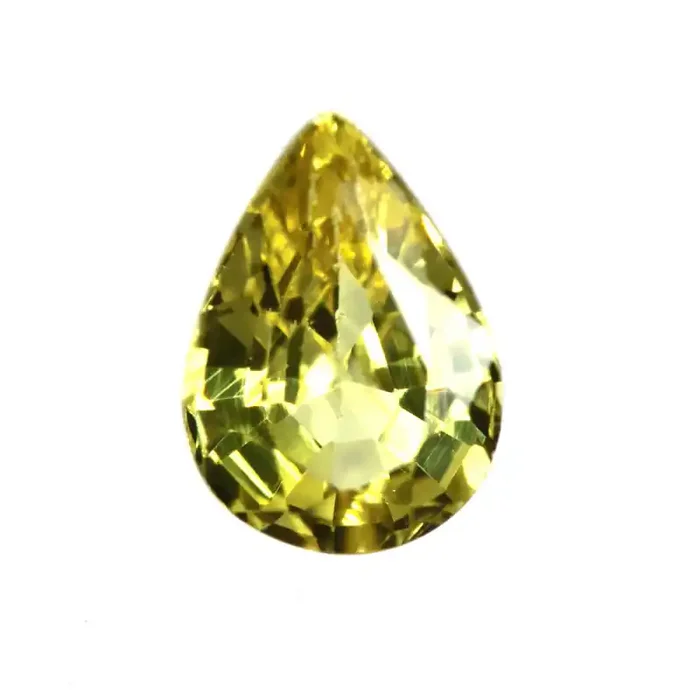 0.30cts Natural Australian Yellow Sapphire Pear Shape