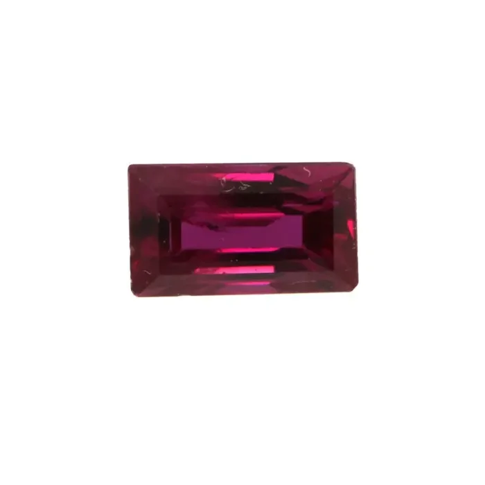 0.32cts Natural Ruby Baguette Shape