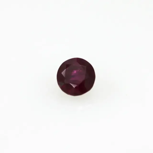 0.34cts Natural Burma Ruby Round Cut