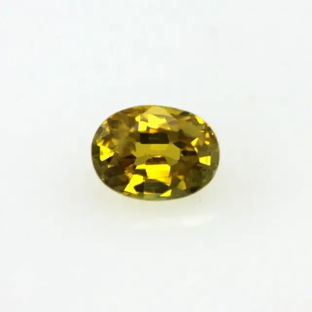 0.35cts Natural Australian Golden Sapphire Oval Cut