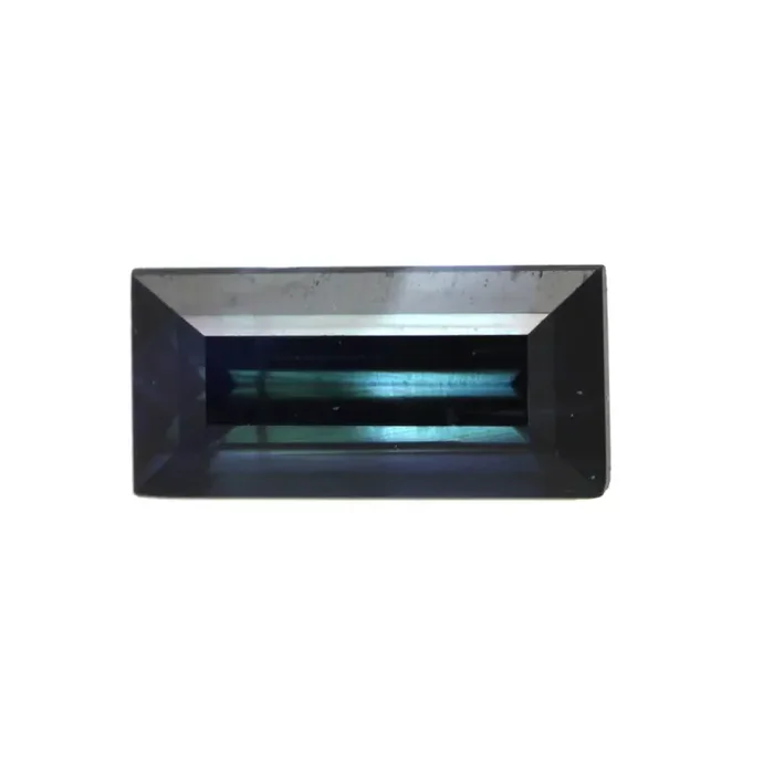 0.38cts Natural Australian Blue Sapphire Baguette Cut