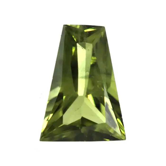 0.38cts Natural Australian Yellow Parti Sapphire Tapper Baguette Cut