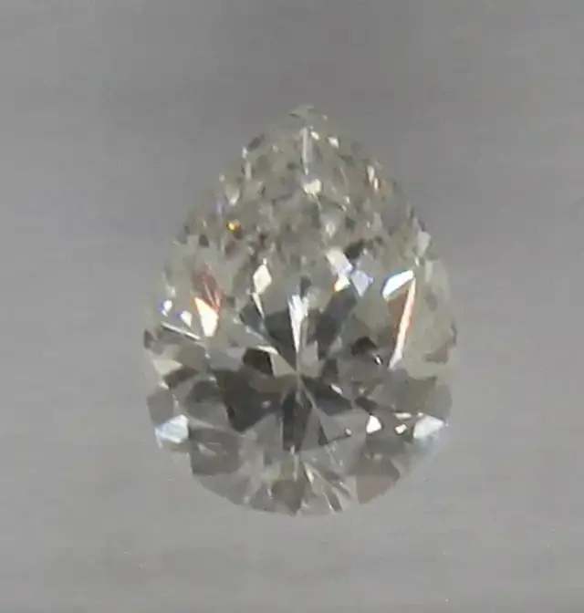 0.40cts CERTIFIED NATURAL DIAMOND PEAR SHAPE I/SI1