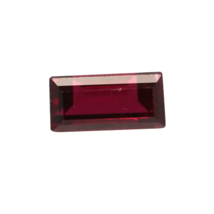 0.40cts Natural Ruby Baguette Shape