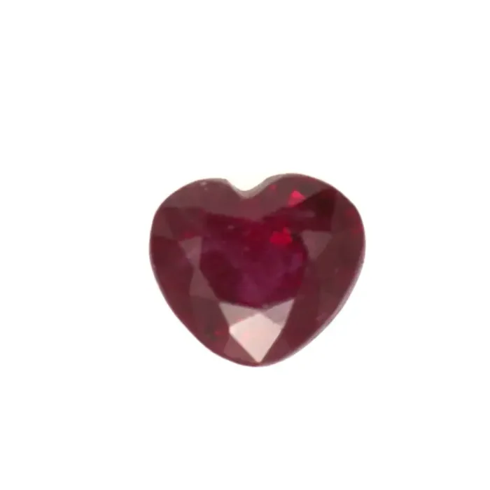 0.41cts Natural Ruby Heart Shape