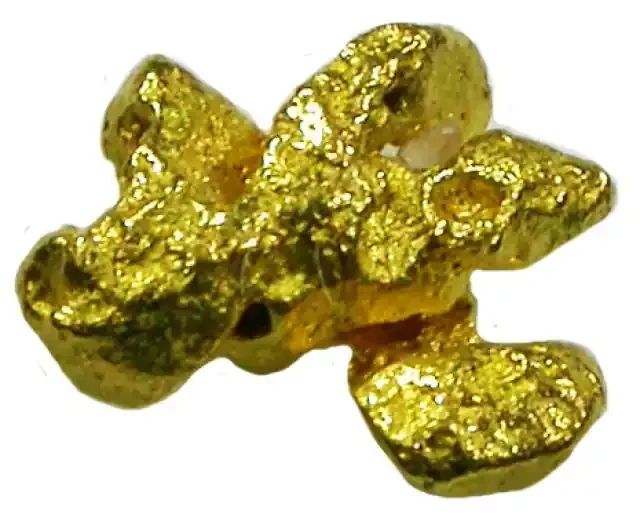 0.50 GRAMS RARE SMALL GOLD CRYSTAL SPECIMEN -VENEZUELA [G28]