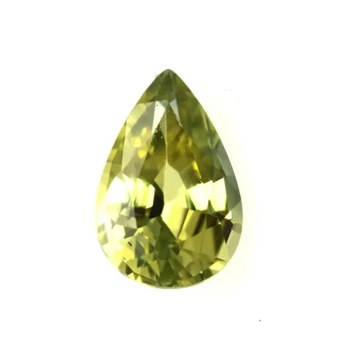 0.52cts Natural Australian Yellow Sapphire Pear Shape