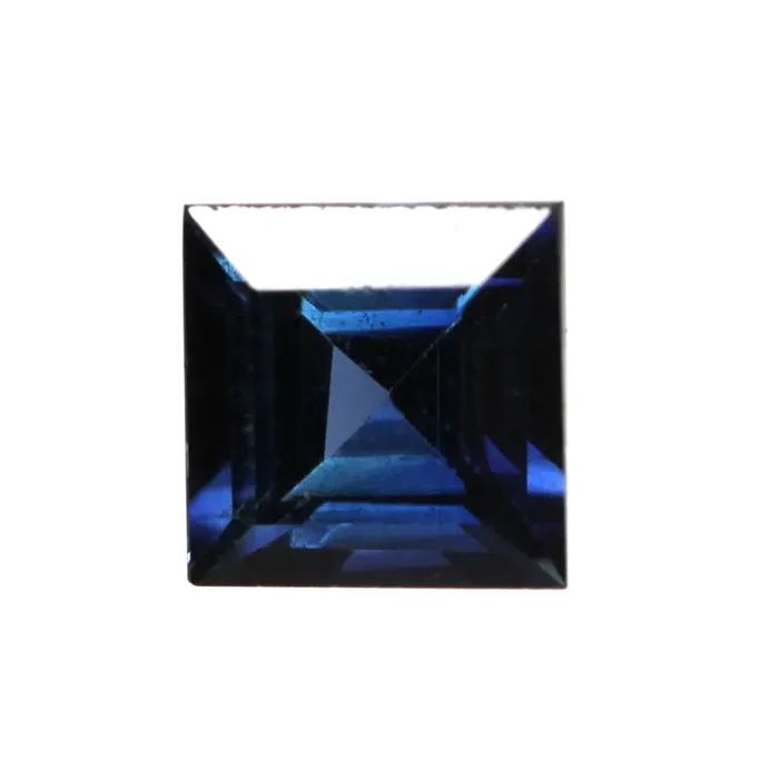 0.53cts Natural Australian Blue Sapphire Square Cut