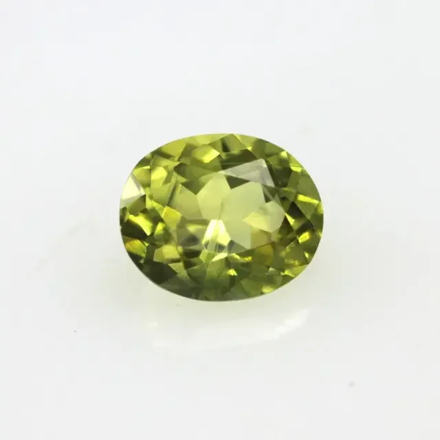 0.57cts Natural Australian Yellow Parti Sapphire Oval Cut