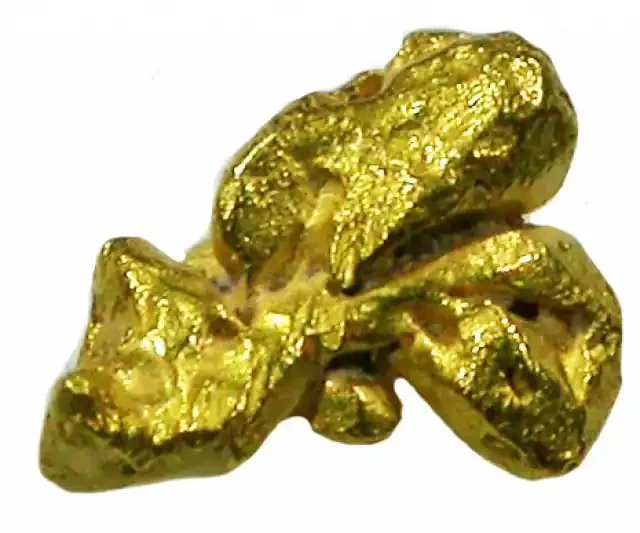 0.59 GRAMS RARE SMALL GOLD CRYSTAL SPECIMEN -VENEZUELA [G15]