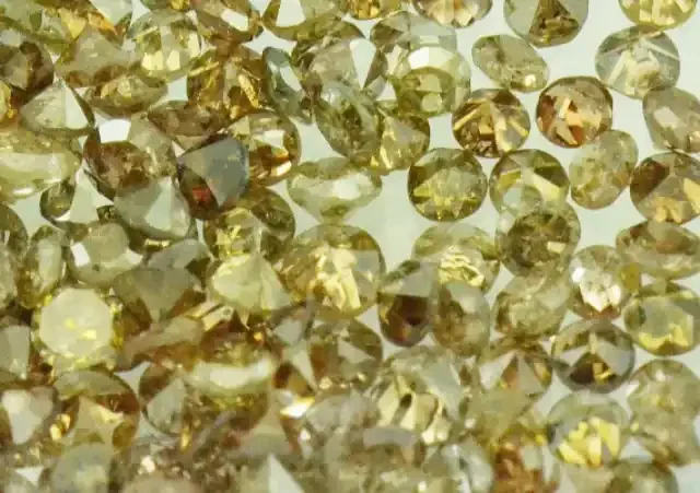 0.5ct Cognac brown diamonds 12 diamonds approx