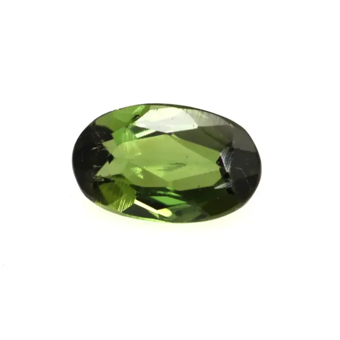 0.61cts Natural Green Tourmaline Oval Cut