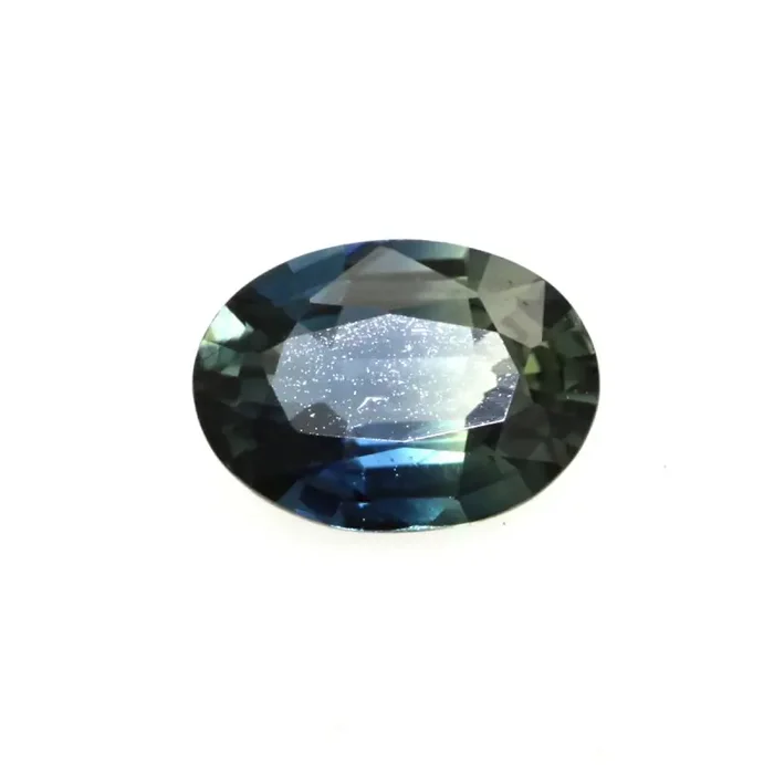 0.63cts Natural Australian Blue Parti Sapphire Oval Shape
