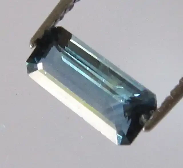 0.64cts Natural Australian Blue Sapphire Emerald Cut