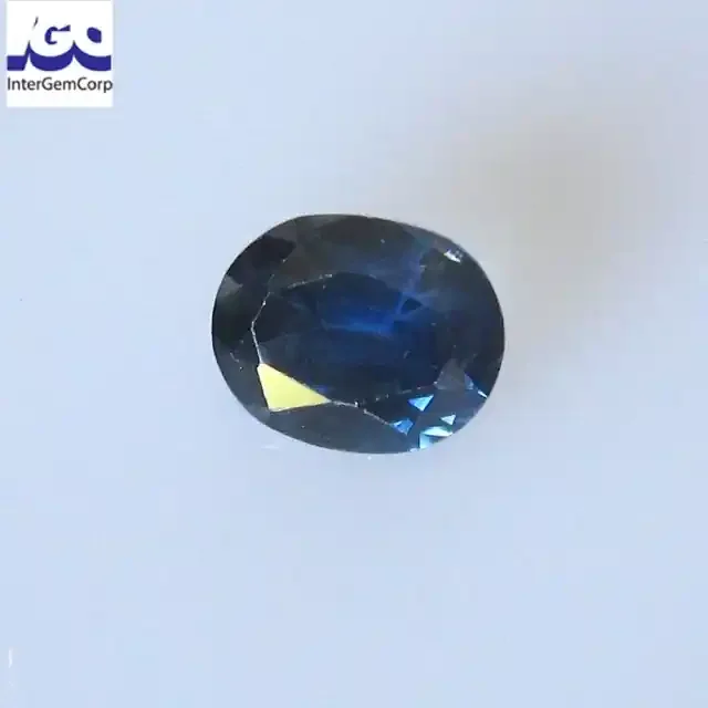 0.69cts Natural Australian Blue Sapphire Oval Cut
