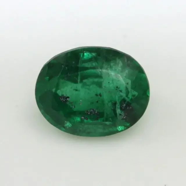 0.72cts Natural Emerald Oval Mixed Step Cut
