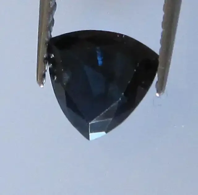 0.73cts Natural Australian Trillion Cut Blue Sapphire