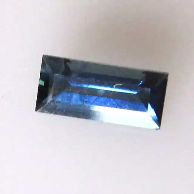 0.74cts Natural Australian Sapphire Baguette Cut