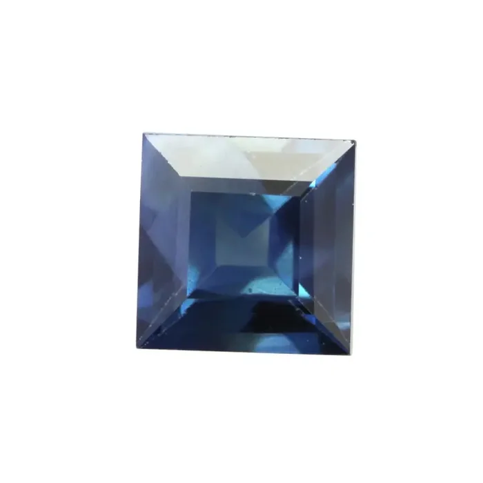 0.75cts Natural Australian Blue Sapphire Square Shape