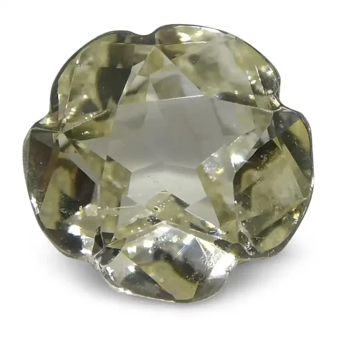 0.76ct Yellow Sapphire Flower