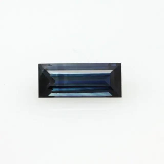 0.77cts Natural Australian Blue Sapphire Baguette Cut