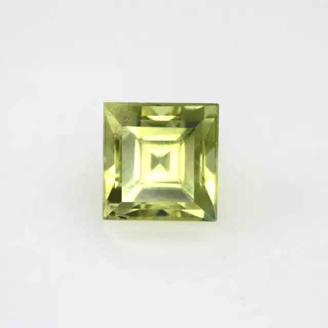 0.77cts Natural Australian Yellow Sapphire Square Cut