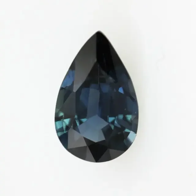 0.79cts Natural Australian Blue Sapphire Pear Shape