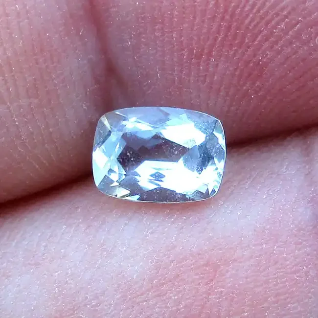 0.84cts Natural Aquamarine Cushion Shape