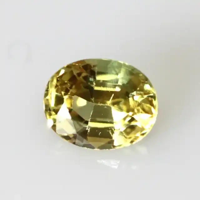 0.84cts Natural Australian Yellow Sapphire Oval Cut