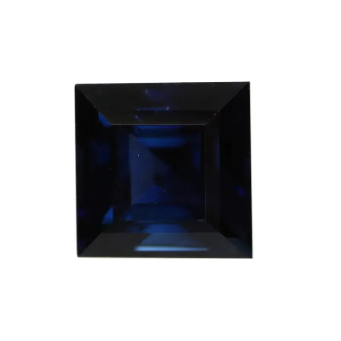 0.86cts Natural Australian Blue Sapphire Square Cut
