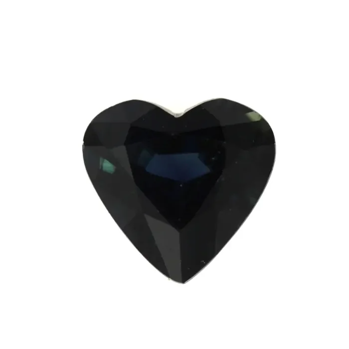0.89cts Natural Australian Blue Sapphire Heart Cut