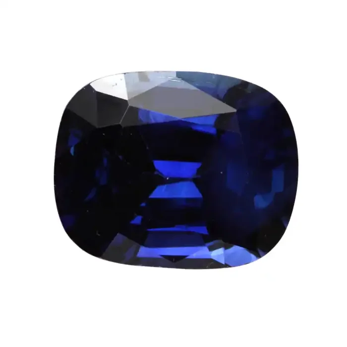 0.90cts Natural Australian Blue Sapphire Cushion Cut