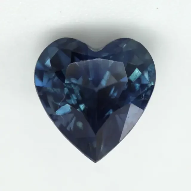 0.90cts Natural Australian Blue Sapphire Heart Shape