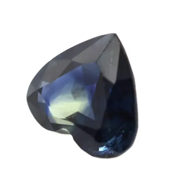 0.92cts Natural Australian Blue Sapphire Heart Shape