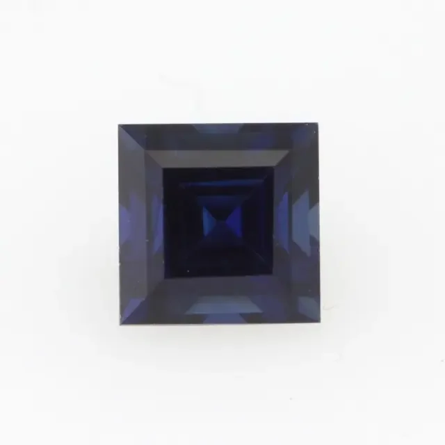 0.96cts Natural Australian Blue Sapphire Square Cut