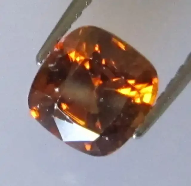 0.97cts Australian Cushion Shape Orange Zircon