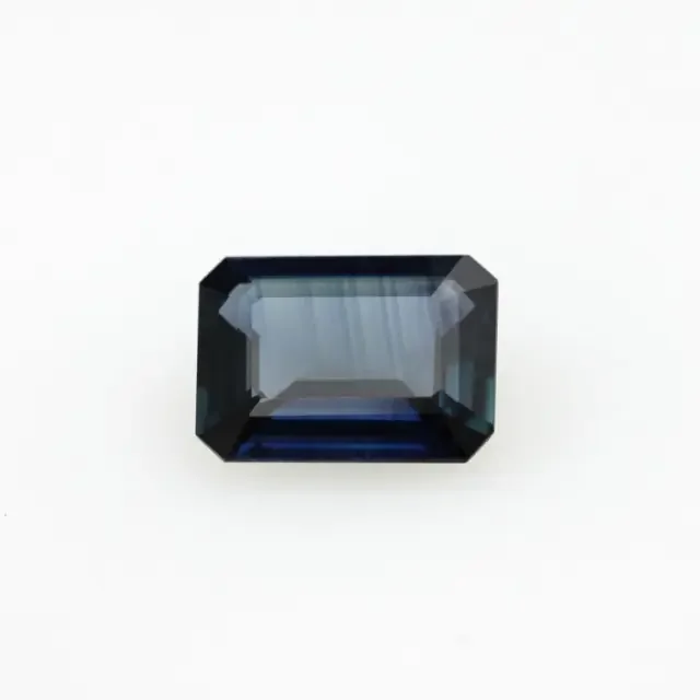 0.98cts Natural Australian Blue Sapphire Emerald Cut