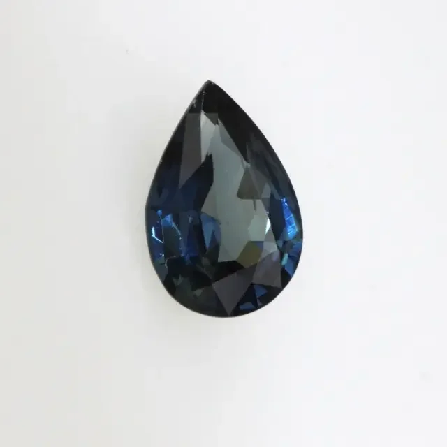 0.99cts Natural Australian Blue Sapphire Pear Shape