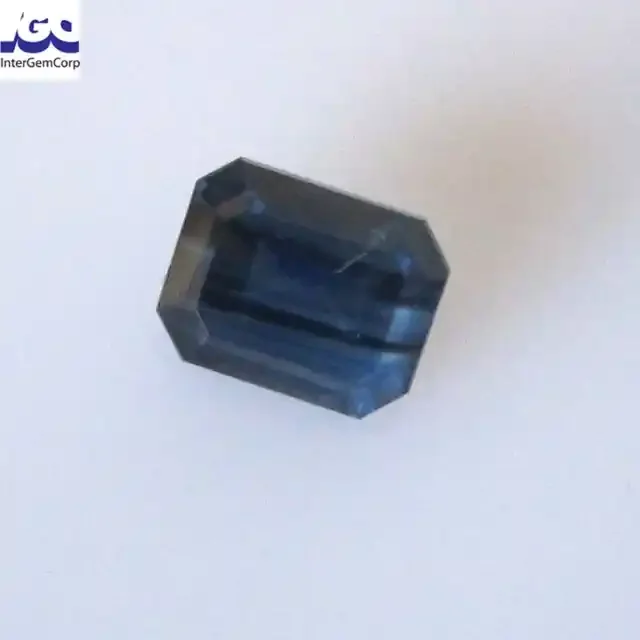 1.01cts Natural Australian Blue Sapphire Emerald Cut