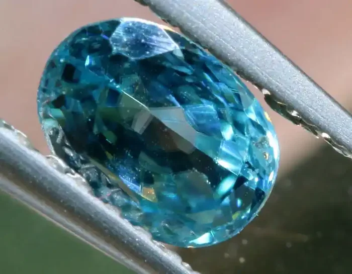 1.09 CTS NATURAL BLUE ZIRCON FACETED PG-2943