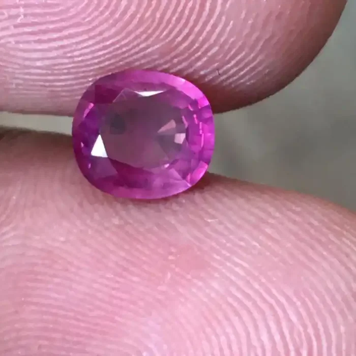 1.09 CTS Natural Purple Sapphire Loose Gemstone Sri Lanka – New