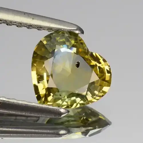 1.11 Cts Natural Corundum Bi-Color Sapphire Srilanka Gem