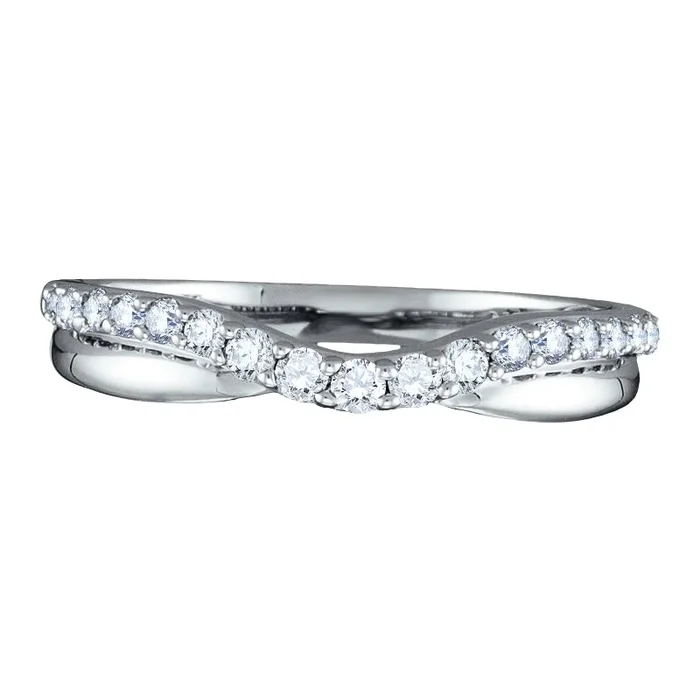 1/2 CTW Natural Diamond Ring in 14KT White Gold