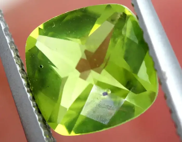 1.20 CTS GREEN PERIDOT FACETED CG-2756 WS-ET-RJ