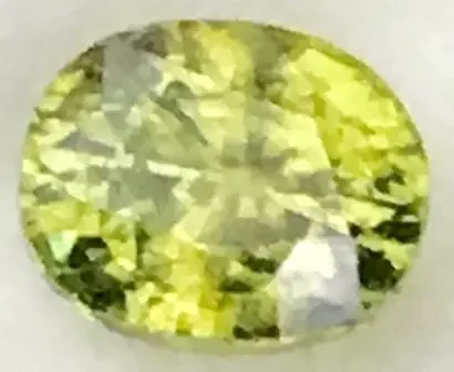 1.24ct African Yellow Green Titanite – Sphene VVS A169 F61 G213