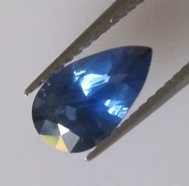 1.26cts Natural Australian Blue Sapphire Pear Cut