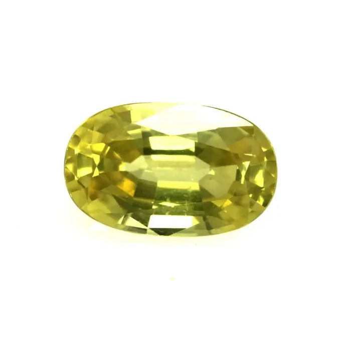1.32cts Natural Australian Yellow Sapphire Oval Shape